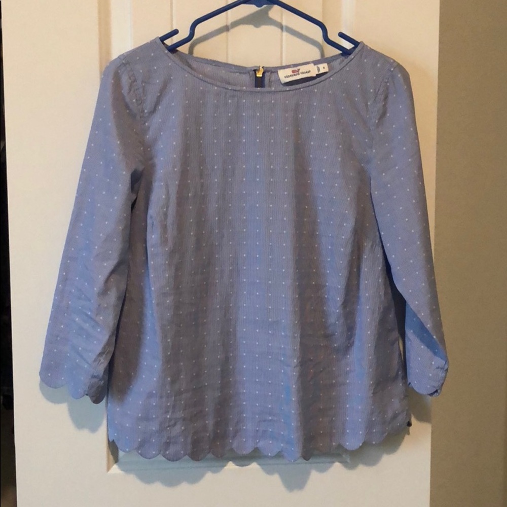 Vineyard Vines Scalloped Top